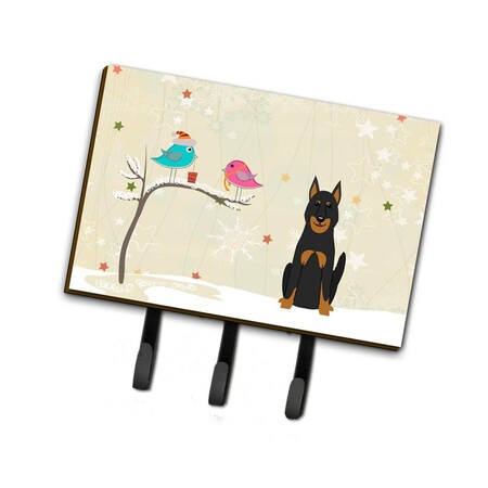 Jensendistributionservices Christmas Presents Between Friends Beauce Shepherd Dog Leash or Key Holder MI1708386